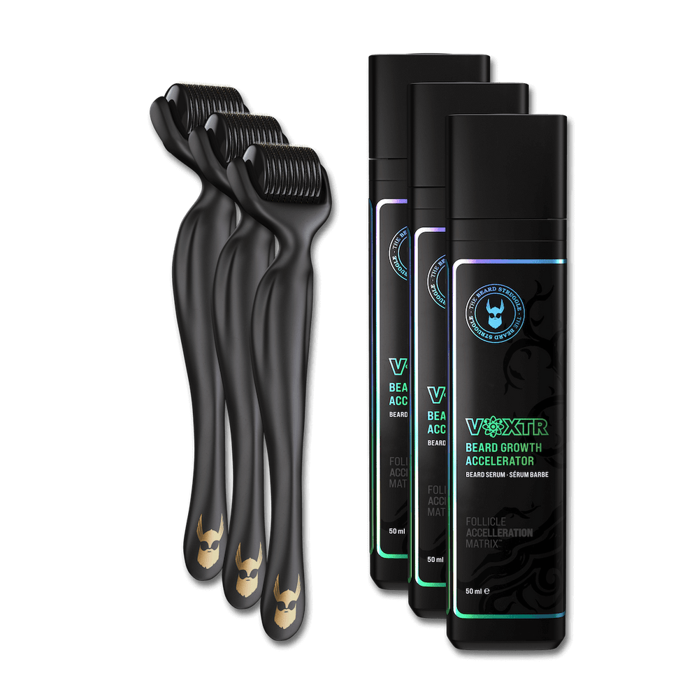 VOXTR Bartwachstum - Set Voxtr Growth Bundle mit Microneedle Derma Roller