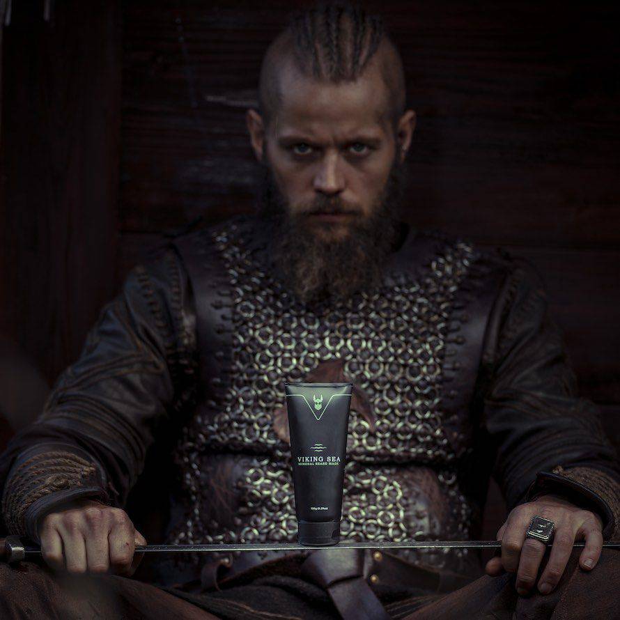 Viking Mineralmaske für den Mann Für die bete Pflege von Haut und Haaren - die Viking Mineralmaske