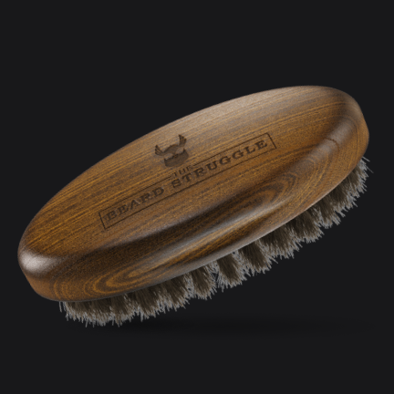 Bartbürste (Savage Brush V2.0) Innovativ konstruiert mit einem Griff aus poliertem Buchenholz