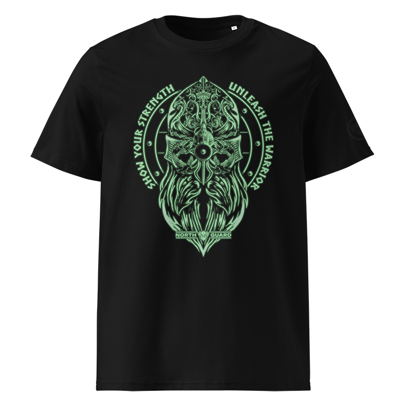 Fashion T-Shirt “Viking Soul” Grün Vorderseite
